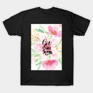 Get Well Soon Greeting Cards | Watercolor Card T-Shirt